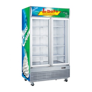 Réfrigérateur vertical à Double porte, pour boissons froides, supermarché, prix pour réfrigérateur et congélateur, 1 pièce - Product Image 2
