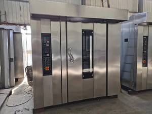 Grand four rotatif électrique à gaz diesel 64 32 16 plateaux Nouveau four industriel pour la cuisson du <span class=keywords><strong>pain</strong></span> Vente de boulangerie Farine Oeuf Maïs Ingrédients - Product Image 2