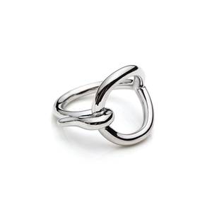 Round heart-shaped knot silk <b>ring</b> brooch for women and girls, simple geometric fashion chic shawl scarf buckle <b>clip</b> - Product Image 6