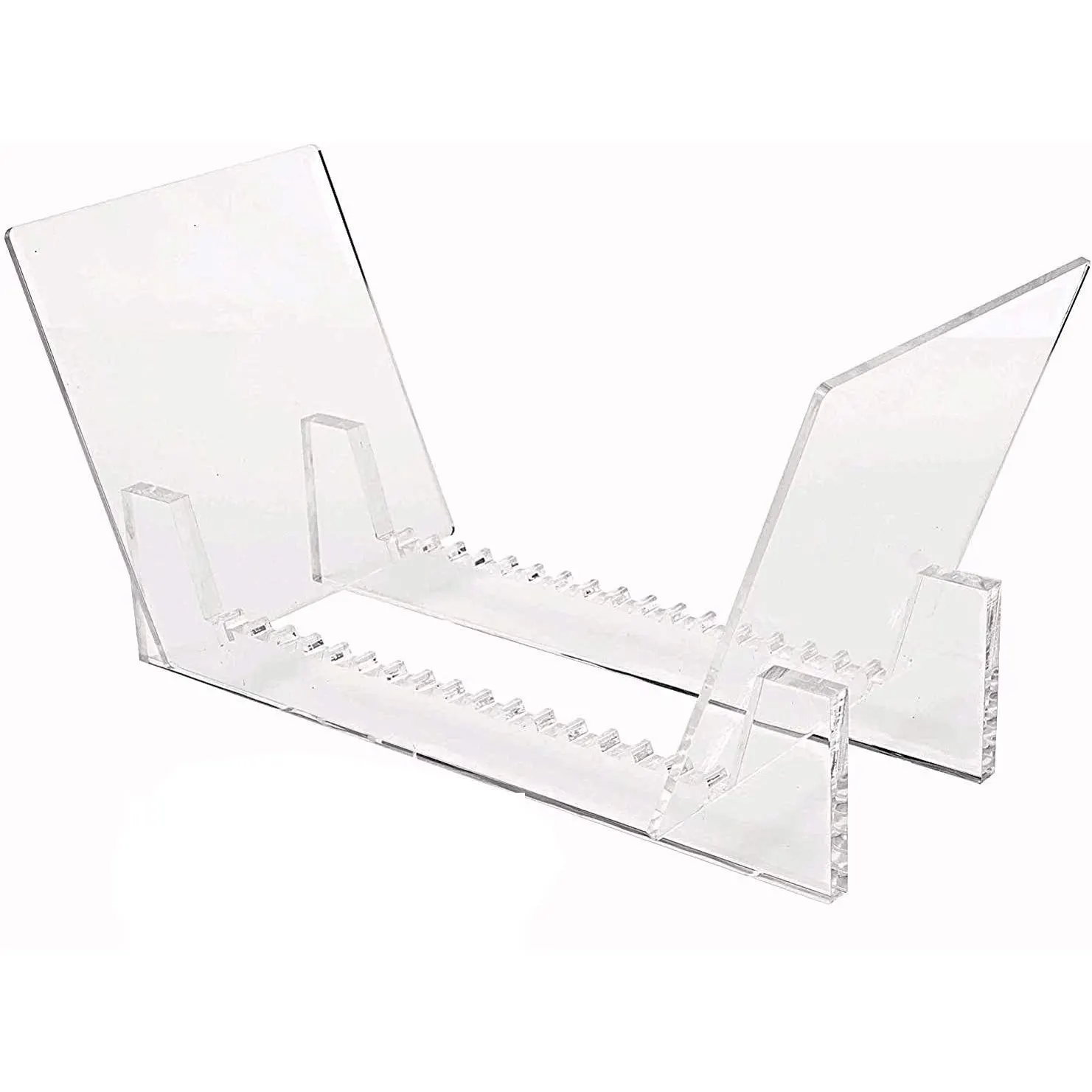 Полированная акриловая витрина для пластинок с прозрачным пламенем PMMA, Настольная стойка для хранения виниловых пластинок и органайзеров для ювелирных изделий