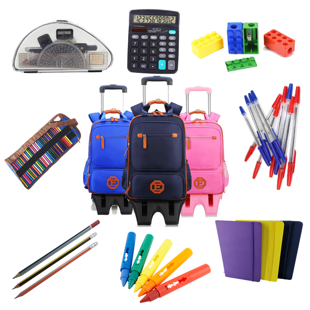 Popular Student Stationery Back to School Supply Free Combination Bulk School Supplies Stationery Set Wholesale