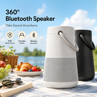BOSES 360 °   Altavoz Portátil con Protección Suave al Tacto y Asa de Transporte Tejida para Uso Diario, Altavoz Inalámbrico BT