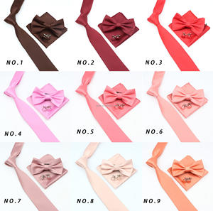 เนคไทผ้าโพลีเอสเตอร์สีเขียวน้ำเงินสด ขนาด 6 ซม. ชุดโบว์ไทผ้าเช็ดหน้าสำหรับงานแต่งงานของผู้ชาย ของขวัญสำหรับงานปาร์ตี้ เครื่องประดับเสื้อเชิ้ต - Product Image 2