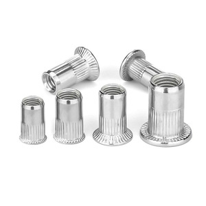 Écrous à riveter en acier inoxydable Yicheng M3-M8, à tête moletée plate, pièces de rivetage de qualité A pour l'industrie de la construction, poli - Product Image 4