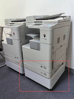 Meja Kerja Printer/Fotokopi Langsung dari Pabrik, Alas Meja dengan Roda dan Kabinet Penyimpanan untuk Mesin Fotokopi Canon 2520/2525/2530
