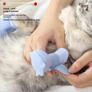 Scarpe per Cani Impermeabili, Antiscivolo e Resistenti all'Usura, Stivali da Pioggia per Cani da Esterno, Tagliaunghie per Animali Domestici per Prevenire Graffi - Product Image 4
