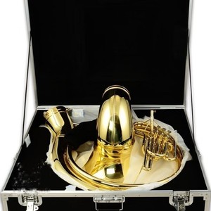 Sousaphone BB en si bémol de marque Sun, style Sousa, grande taille, <span class=keywords><strong>tuba</strong></span> de fanfare en laiton <span class=keywords><strong>avec</strong></span> valves à action fluide – Vente en gros - Product Image 4