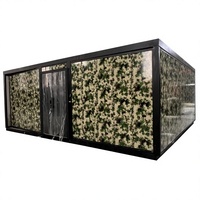 Maison conteneur extensible de 30 pieds, étanche et résistante aux ouragans, avec 2 chambres, vente en gros directe usine