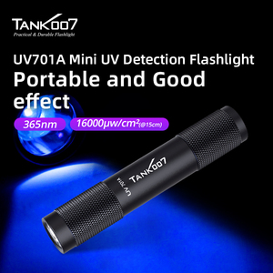 Tank007 UV701A EDC lampe de poche détection fluorescente Linterna Led Pet Skin Inspection torche Blacklight 365nm lampe de poche Uv - Product Image 4