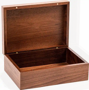 Scatola <span class=keywords><strong>Portagioie</strong></span> <span class=keywords><strong>in</strong></span> <span class=keywords><strong>Legno</strong></span> di Acacia Lucido con Coperchio Magnetico per Ricordi Regalo Gioielli Sigari Scatola Decorativa - Product Image 2