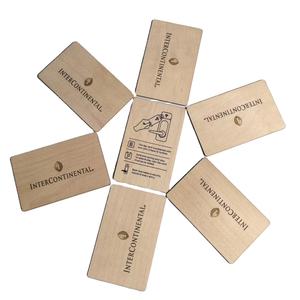 Tarjeta con chip de control de acceso personalizado, tarjeta de visita para redes sociales, etiquetas de llavero NFC, lectores RFID, tarjeta de madera <span class=keywords><strong>s</strong></span>ólida Tk4100, etiqueta Nfc Pvc - Product Image 1