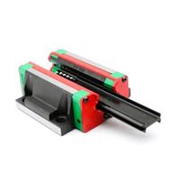 Rail de guidage linéaire de haute qualité HGR15, modèle carré/à bride, en acier chromé, compatible CNC, roulement de marque NICE, garantie 1,5 an