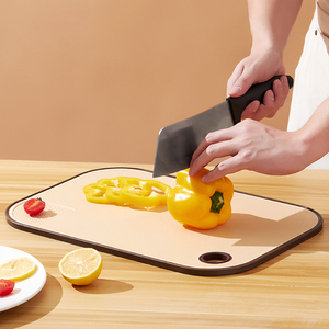Eco Friendly Multifunction Wheat Straw Large Plastic Chopping Board Cutting Board
