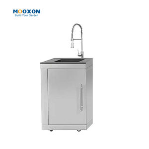 Cocina Exterior con Ruedas Bloqueables y Patas Ajustables para un Uso Estable al Aire Libre - Product Image 2