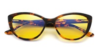 Monture en acétate de haute qualité orange rouge 99% lunettes d'ordinateur anti-rayons lunettes anti-lumière bleue oeil de chat pour femmes