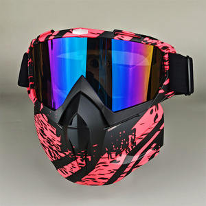 Gafas de Motocicleta <span class=keywords><strong>TZ</strong></span> <span class=keywords><strong>TZ</strong></span>-49 Antivaho, Ligeras, Diseño Retro, para Motocross y Aventura, Resistentes al Viento y al Polvo, Lentes de Policarbonato - Product Image 6