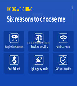 Buena calidad, 3 toneladas, 5 toneladas, 10 toneladas, báscula de grúa electrónica inalámbrica industrial, báscula de grúa con indicador - Product Image 6