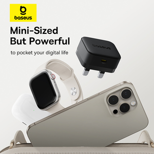 [Anh cắm] Baseus 20W PD sạc nhanh cho Iphone Samsung Xiaomi du lịch <span class=keywords><strong>mini</strong></span> sạc USB C sạc cho iPad AirPods - Product Image 2