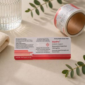 Etiquetas Personalizadas para Botellas Farmacéuticas, Impresión de Etiquetas Adhesivas Impermeables para Frascos y Envases de Suplementos - Product Image 2