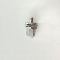 Adaptador de Conector Coaxial RF, Conector Hembra N a Conector Hembra SMA