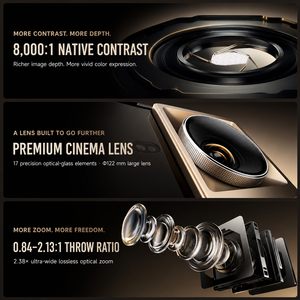 Projecteur laser tricolore 4K C5 Boundless Master |   Projecteur de cinéma maison intelligent 6800 CVIA Lumens 240Hz pour jeux vidéo - Product Image 6
