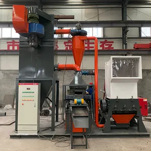 Lage Prijs Automatische Shredder Crusher Schroot Granulator Separator Stripping Kabel Koperdraad Recycling Machine