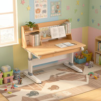 Bureau Enfant Moderne en Bois Massif, Hauteur Réglable, Écologique, Cadre Ergonomique pour Maison, Bureau, Chambre – Vente Directe Usine, Commande en Gros