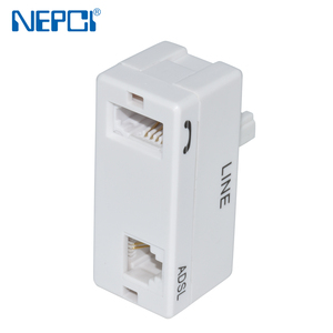 NEPCI Factory UK <span class=keywords><strong>ADSL</strong></span> Spliter 6P2C XJY-CN-09 BT <span class=keywords><strong>ADSL</strong></span> Micro <span class=keywords><strong>Filtre</strong></span> Adaptateur - Product Image 6