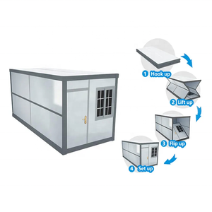 Casa Contenedor Plegable BDMS con Aislamiento, Tipo Dormitorio para Caravana, Casa Prefabricada Móvil con Estructura de Acero y Paneles Sándwich - Product Image 5