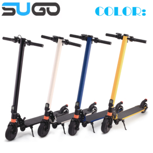 Scooter électrique à moteur, usine chinoise OEM, 2 roues, pliable, scooter électrique homologué CE, scooter électrique en alliage d'aluminium - Product Image 6