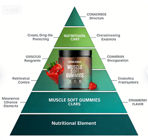 Gummies Musclés à <span class=keywords><strong>la</strong></span> Fraise |   Service ODM/OEM |   Complément alimentaire à mâcher pour le soin des muscles et le soutien <span class=keywords><strong>de</strong></span> l'entraînement - Product Image 3