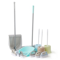 Raclette de sol de bonne qualité avec jumeaux EVA éponge lames salle de bain douche raclette pour sol rotation plastique compact