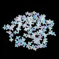 Meilleures ventes : Pierres précieuses minérales opale de feu de forme croix 4x5.3mm, créées en laboratoire, pour dentifrice, 92 couleurs disponibles avec traitement thermique