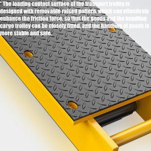 Rouleau mobile à chenilles à forte charge personnalisé rouleau mobile de transport sur chenilles durable chariot-citerne de <span class=keywords><strong>6</strong></span> tonnes - Product Image 3