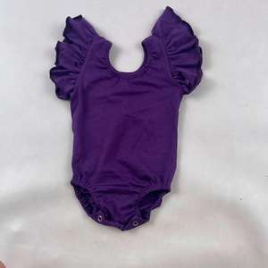 Vêtements pour enfants à volants, justaucorps en coton multicolores pour enfants, justaucorps une pièce pour bébé - Product Image 6