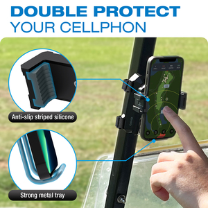 Support de téléphone de <span class=keywords><strong>golf</strong></span> <span class=keywords><strong>ultra</strong></span> résistant en métal pour voiturette de <span class=keywords><strong>golf</strong></span>, salle de sport, etc., fixé à une surface métallique pour tous les téléphones portables - Product Image 2