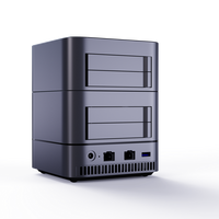 Server Penyimpanan Cloud NAS Multi-antarmuka dengan CPU Intel Jasper Lake N4500, 4-Bay SSD 2.5 inci, RAM 8G/16G