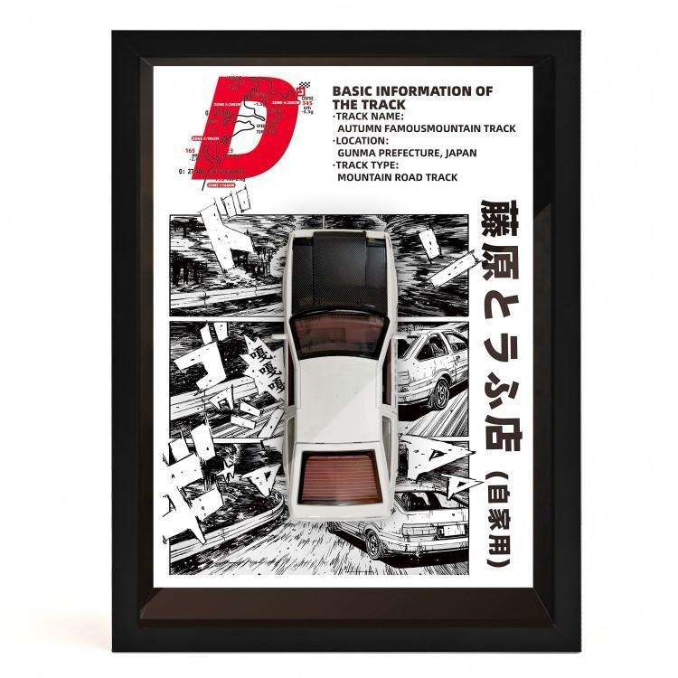 รูปภาพแขวนรถโมเดล A4 - กล่อง AE86 แบบไม่มีไฟ 3