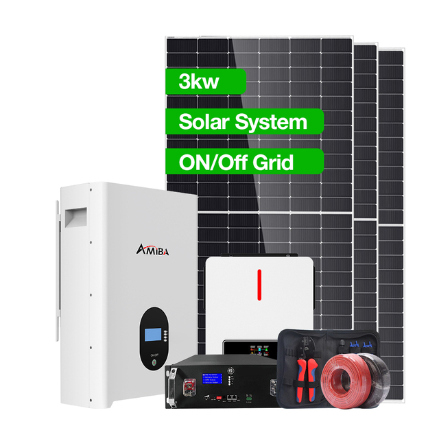 New Arrival 3000w 4000w 5000w Complete Kit 20 kw off Grid Solar Power System Solar Panels 1000w System Home