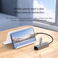 Tarjeta de Red USB-C 3.0 a Gigabit Ethernet RJ45, Directo de Fábrica, Chip AX88179A para LAN de 10/100/1000M