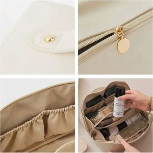 Large Capacity Customized Cosmetic <b>Bag</b> <b>Travel</b> <b>Organizer</b> Makeup <b>Organizer</b> Multi-functional Brush Pouch <b>Bag</b> PU Leather Cosmetic Ba - Product Image 6