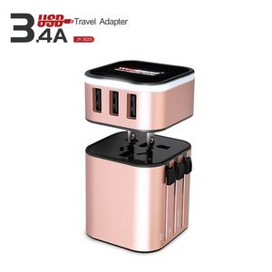 Wontravel chargeur rapide <span class=keywords><strong>adaptateur</strong></span> universel 5v 3.4a <span class=keywords><strong>adaptateur</strong></span> <span class=keywords><strong>secteur</strong></span> 3USB chargeur de voyage <span class=keywords><strong>portable</strong></span> - Product Image 3
