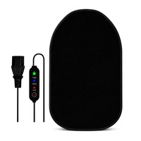 Coussin chauffant pour vélo électrique double avec trois niveaux de température et réglages ajustables