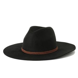 X1247 Nuevo Sombrero Panamá Retro para Adultos, Estilo Jazz, Ala Ancha, Transpirable, Unisex, para Iglesia, Casual, Aire Libre - Product Image 1