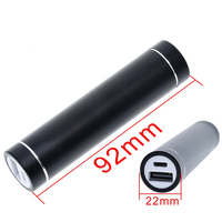Boîtier de kit DIY pour batterie externe en métal, sans plastique, pour soudure, avec 1 batterie 18650, chargeur USB externe 5V 1A pour smartphone