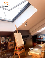 Fenêtres de toit sur mesure, double vitrage, insonorisées, étanches, en aluminium, pour balcon, fenêtre fixe ou fenêtre à battants