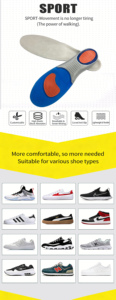 Plantillas <span class=keywords><strong>de</strong></span> Gel Ortopédicas para Zapatos, Soporte <span class=keywords><strong>de</strong></span> Arco, Plantillas para Correr, Almohadillas Personalizadas OEM al por Mayor - Product Image 2