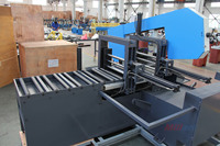 Scie à onglet CNC BS-650G avec entraînement par engrenages et tensionnement manuel
