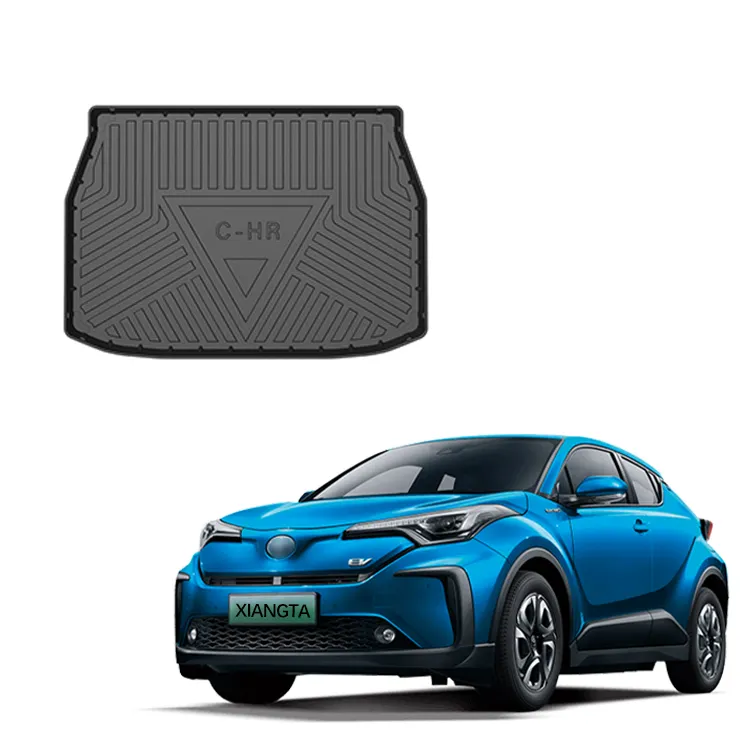 Tapis de coffre de voiture pour Toyota C-HR 2018 + Tpe, accessoires d'intérieur automobile de haute qualité, tapis de coffre arrière de voiture étanche