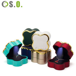 Cajas de Plástico Premium Negras Personalizadas de Lujo al por Mayor con Luz LED para Collares, Pulseras, Anillos, Pendientes y Joyería - Product Image 2